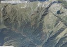 Itinerario Lago di Laghisol dal satellite