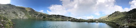 Veduta panoramica del lago delle Forame