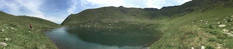 Veduta panoramica del Lago di Cima Lac