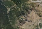 Intinerario lago di Erdemolo dal satellite