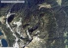 Itinerario Lago di Lamola dal satellite