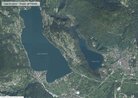 Lago di Levico dal satellite