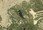 Lago di Primalunetta dal satellite