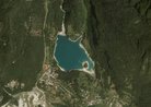 Lago di Tenno dal satellite