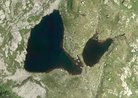 Laghi Valbona superiori  dal satellite