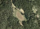 Lago di Valda dal satellite