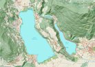Mappa lintinerario lago di Levico